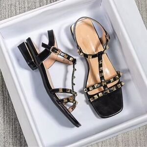 Women's Casual Strappy Studded Sandal